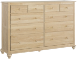 Cottage 10 Drawer Dresser