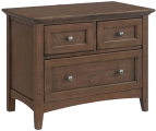 McKenzie 3 Drawer Wide Nightstand