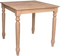 36" Square Table - 36"h or 42"h