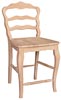 Versailles Bar Stool w/ Wood Seat RTA