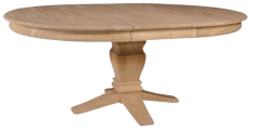 Round Extension Table w/ Java Pedestal