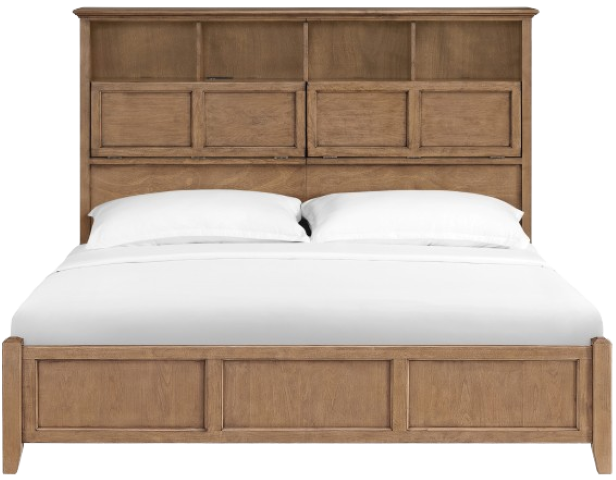 McKenzie King Bookcase Storage Bed