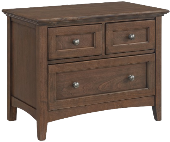 McKenzie 3 Drawer Wide Nightstand