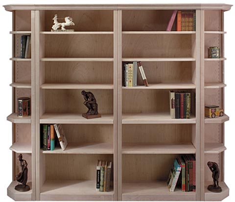 Bookcase w/ Corner Ends