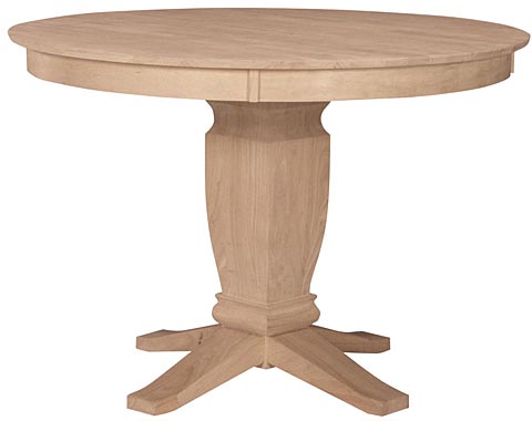 Round Gathering Table w/ Java Pedestal