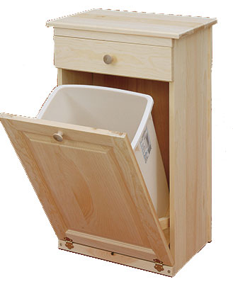 Trash Bin w/ Drawer