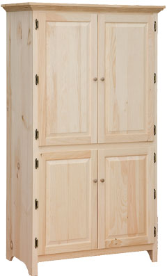 Pantry Cabinet Large Fc Wh 535 Unfinished Furniture Outlet