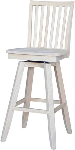 Mission Swivel Bar Stool