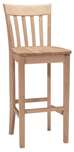 Modern Mission Bar Stool