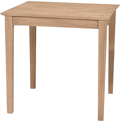 Square Table w/ Shaker Legs