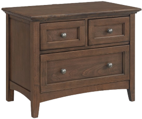 McKenzie 3 Drawer Wide Nightstand