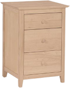 Lancaster 3 Drawer Nightstand