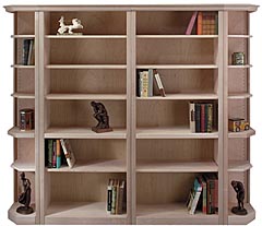 Bookcase w/ Corner Ends