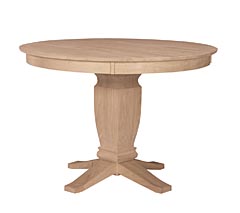 Round Gathering Table w/ Java Pedestal