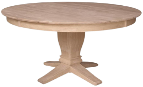Round Table with Java Pedestal