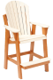 Adirondack Pub Chair - Poly